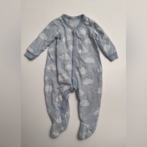 GAP Blue Cloud Print Kids Footie